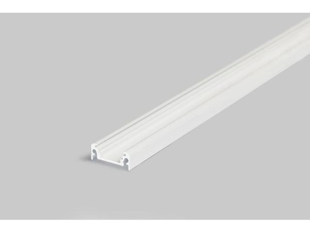 Profil aluminiowy do taśm LED 2000 mm prosty nawierzchniowy biały SURFACE10 BC/UX 2000 77270001 LED LINE