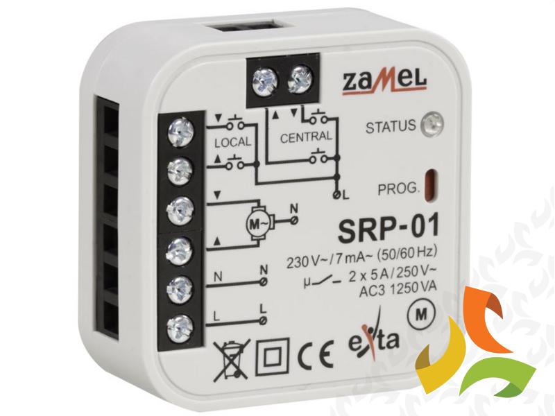 Sterownik rolet dopuszkowy przewodowy TYP: SRP-01 EXTA ZAMEL-2