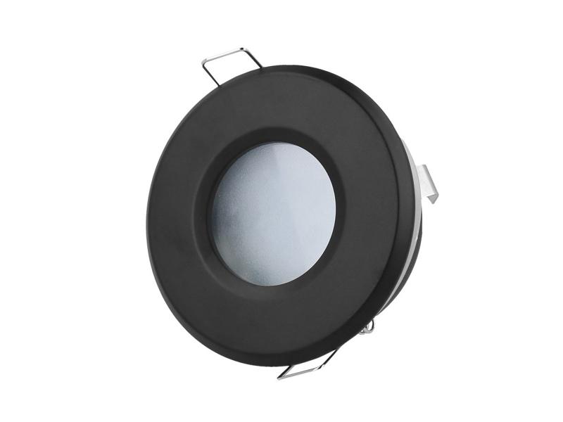 Oprawa sufitowa wodoodporna okrągła odlew czarna 471055 LED LINE-0