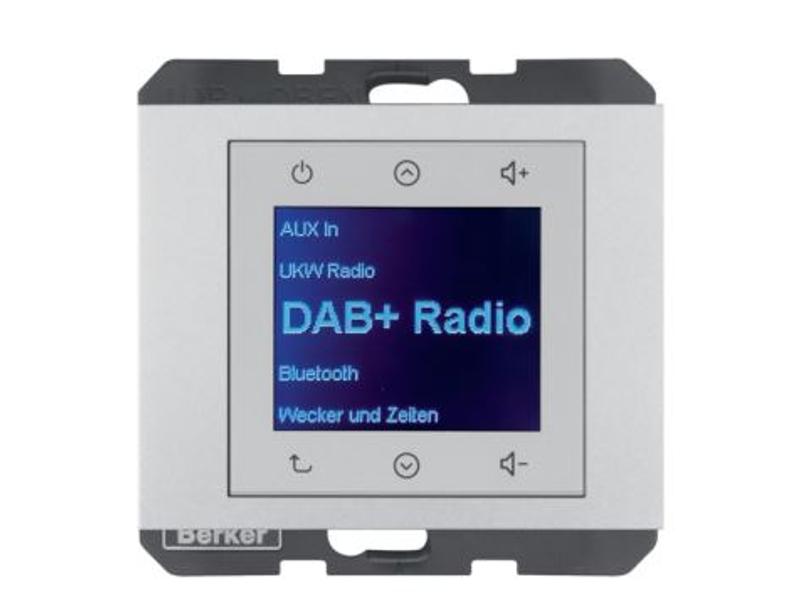 K.5 Radio Touch DAB+ Bluetooth aluminium 30847003 HAGER
