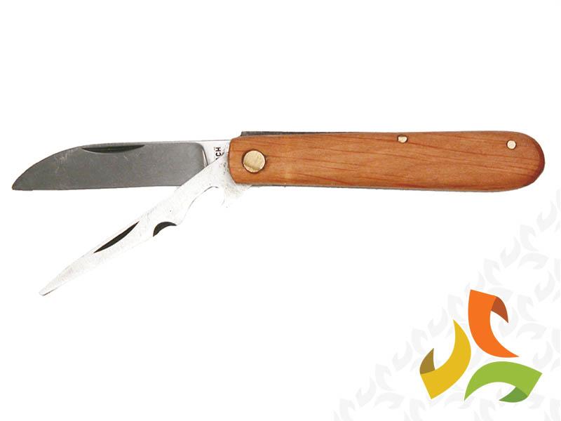 Nóż monterski ze szpikulcem drewniane 17B658 GERLACH-0