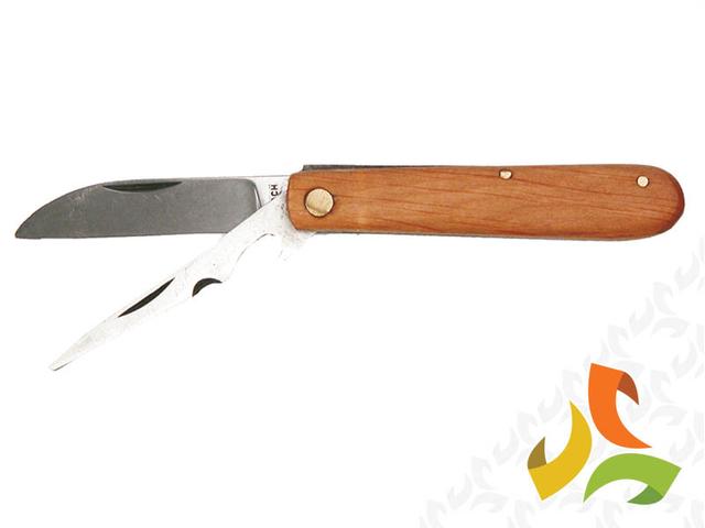 Nóż monterski ze szpikulcem drewniane 17B658 GERLACH
