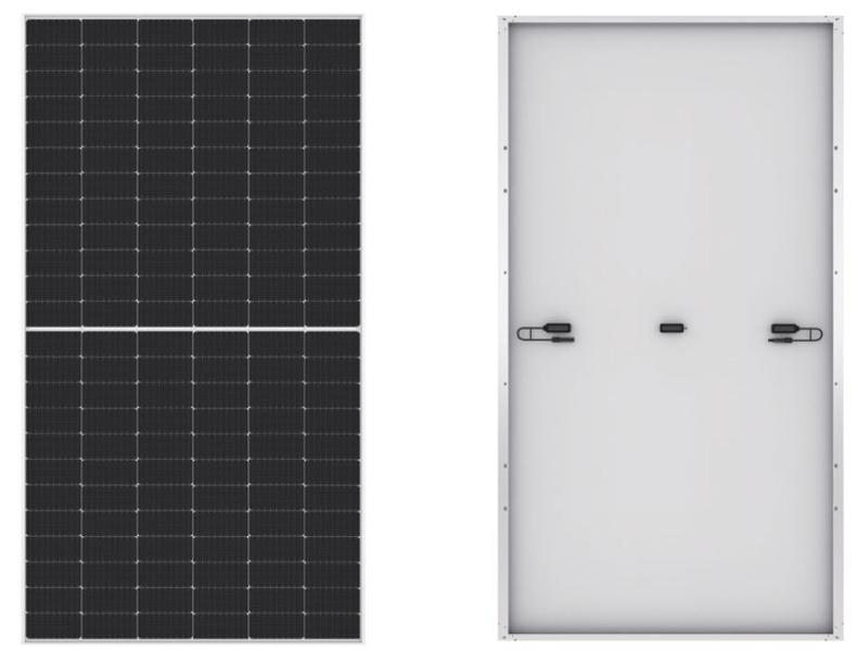 Panel fotowoltaiczny 450Wp monokrystaliczny moduł PV LR4-72HIH PERC Half-Cut rama srebrna LR4-72HIH-450M LONGI-0