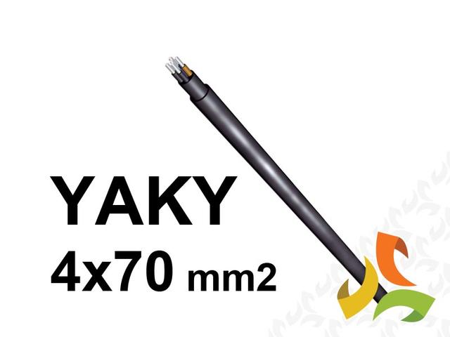 Kabel YAKY 4x70 mm2 SE (0,6/1kV) ziemny aluminiowy (bębnowy) G-006613 TELEFONIKA