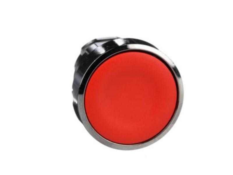 Harmony XB4 Główka przycisku płaskiego metalowego czerwona bez oznaczenia ZB4BA4 SCHNEIDER ELECTRIC