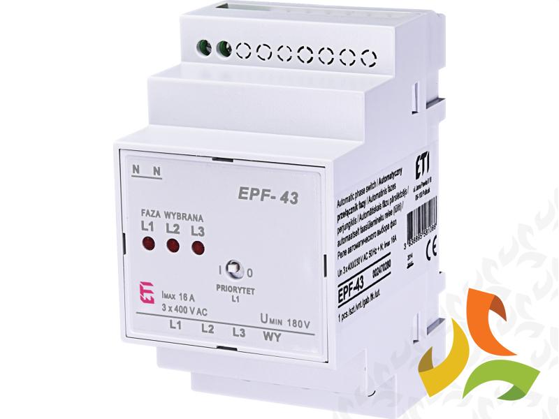 Automatyczny przełącznik faz EPF-43 002470280 ETI