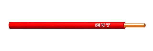 Przewód DY 1,5 mm2 czerwony (300/500V) jednożyłowy drut (krążki 100m) 172100005C0100 NKT