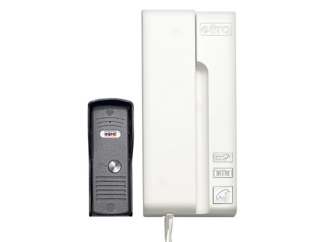 Domofon "EURA" ADP-31A3 "UNO BIANCO" 1-rodzinny biały mała kaseta zewnętrzna A31A231 EURA-TECH