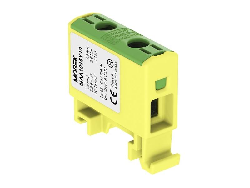 Zacisk uniwersalny OTL16 kolor żółto-zielony 1xAl/Cu 1,5-16mm2 1000V MAA1016Y10 MOREK-0