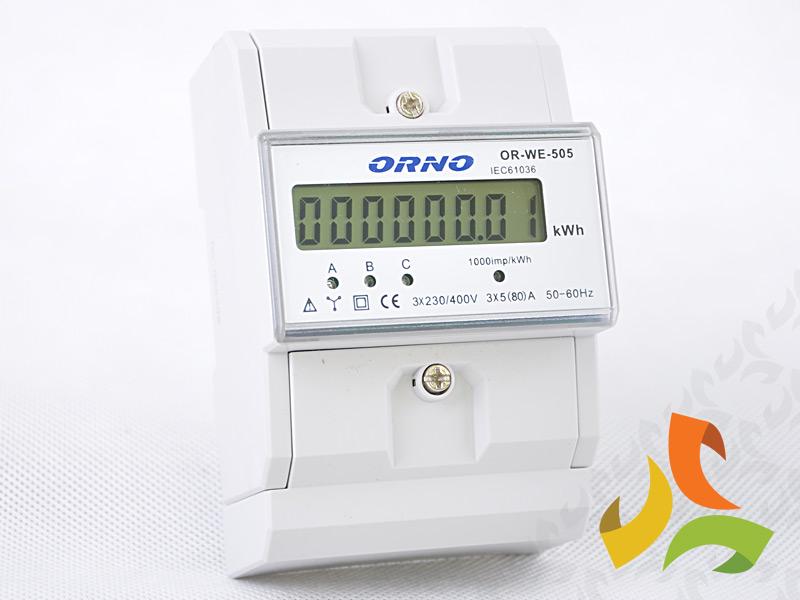 Licznik energii elektrycznej 3-fazowy 80A OR-WE-505 ORNO-0