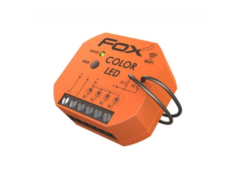 FOX Sterownik Wi-Fi LED RGBW 12 V COLOR LED obciążalność do 4A na kolor WI-RGBW-P F&F FILIPOWSKI-0