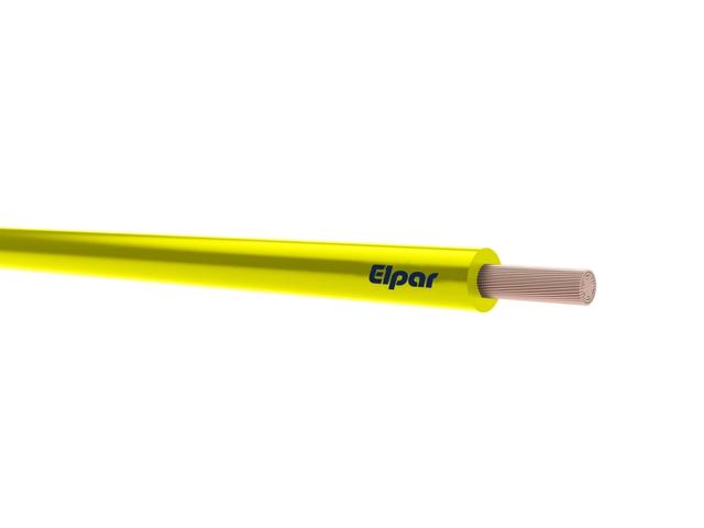 Przewód LGY 1,5 mm2 żółty (450/750V) jednożyłowy linka (krążki 100m) 5901854405728 ELPAR