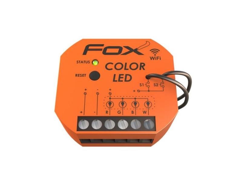 FOX Sterownik Wi-Fi LED RGBW 12 V COLOR LED obciążalność do 4A na kolor WI-RGBW-P F&F FILIPOWSKI-1