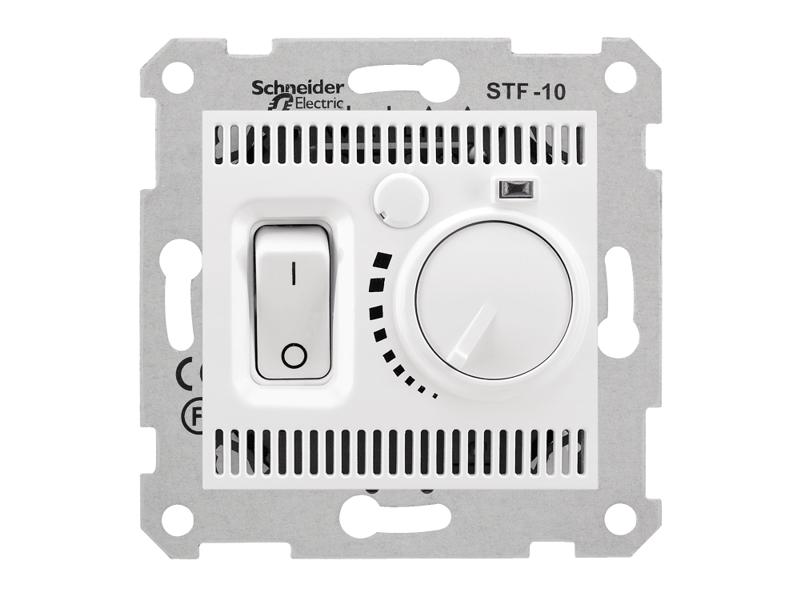 SEDNA Regulator temperatury termostat podłogowy z włącznikiem biały SDN6000321 SCHNEIDER ELECTRIC-0