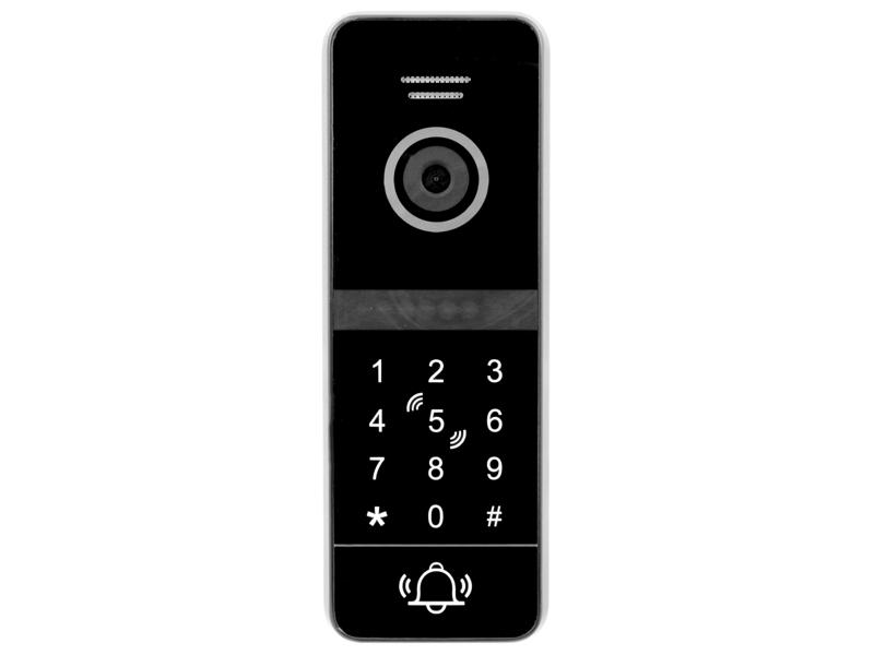Wideodomofon "EURA" VDP-97C5 biały dotykowy LCD 7'' AHD WiFi pamięć obrazów SD 128GB rozbudowa do 6 monitorów 2 stacji bramowych i 2 kamer CCTV obsługa 2 wejść kamera 960p. czytnik RFID szyfrator C51A195 EURA-TECH-1