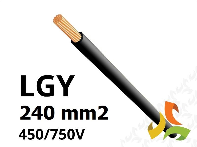 Przewód LGY 240 mm2 czarny (450/750V) jednożyłowy linka H07V-K (bębnowy) 29353 HELUKABEL-0