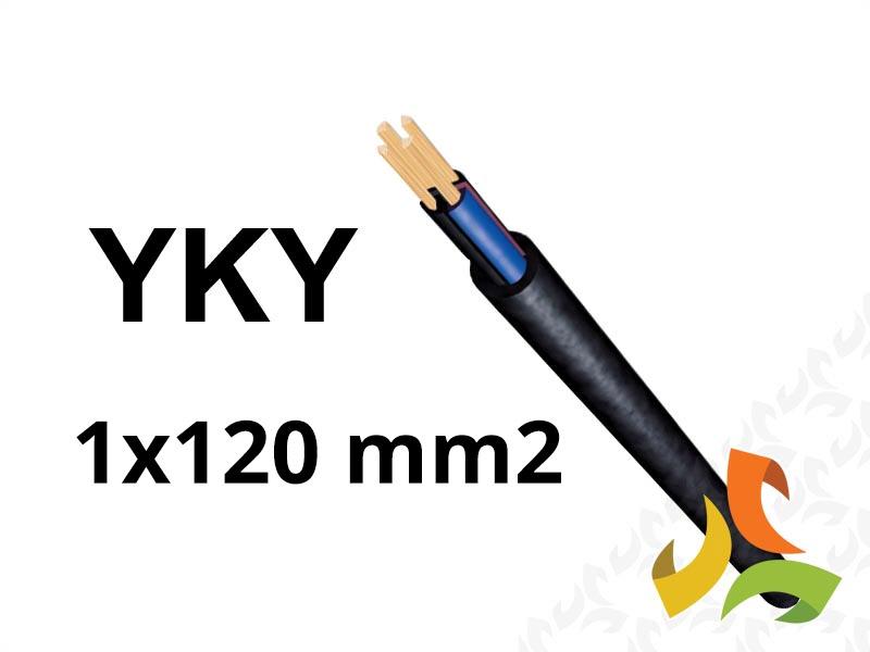 Kabel YKY 1x120 mm2 RMC (0,6/1kV) ziemny miedziany (bębnowy) G-107492 TELEFONIKA-0