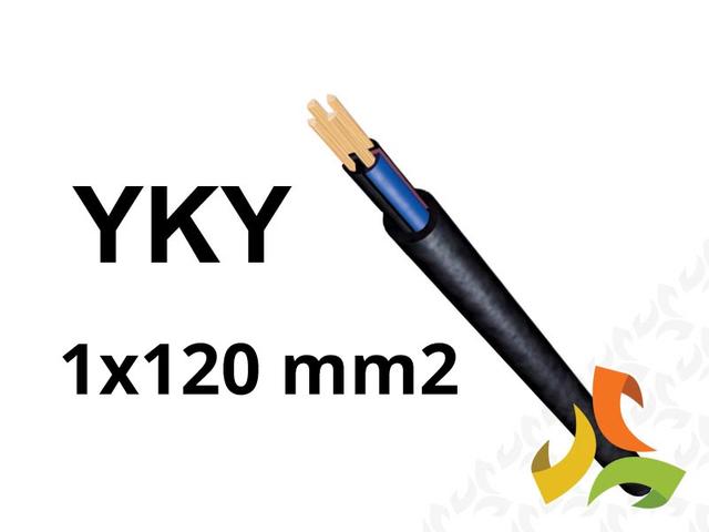 Kabel YKY 1x120 mm2 RMC (0,6/1kV) ziemny miedziany (bębnowy) G-107492 TELEFONIKA