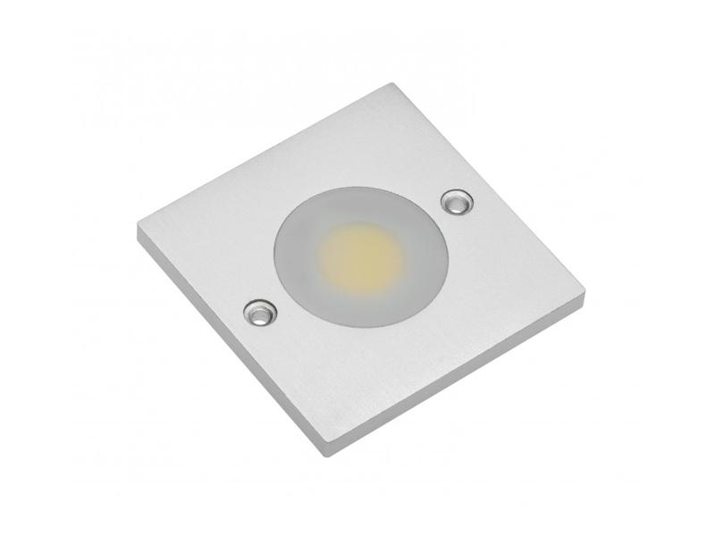 Oprawa meblowa LED COB JOVITA kwadratowa 3W,12V ciepła biała LD-KJVCOB-CB GTV