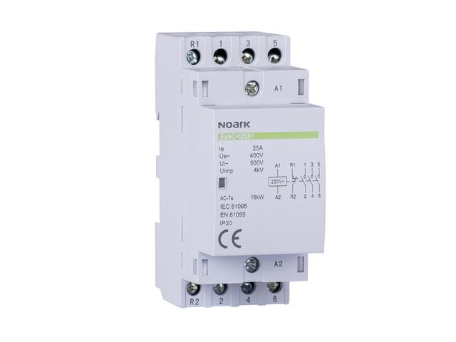 Przekaźnik instalacyjny Ex9CH25 40 230V 50/60Hz 4 NO 25 A 102412 NOARK