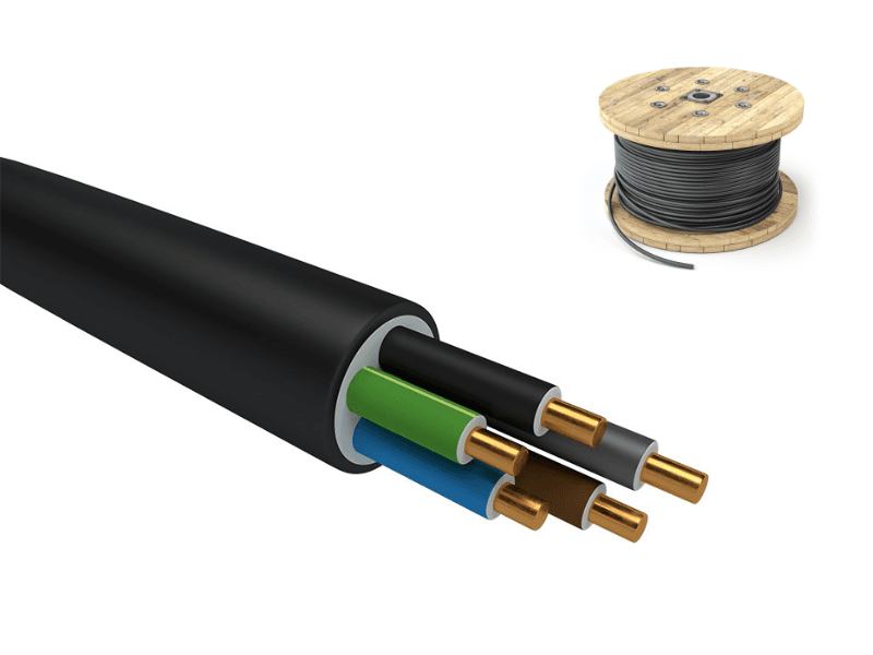 Kabel YKY 5x6 mm2 RE (0,6/1kV) ziemny miedziany (bębnowy) G-103101 TELEFONIKA-0