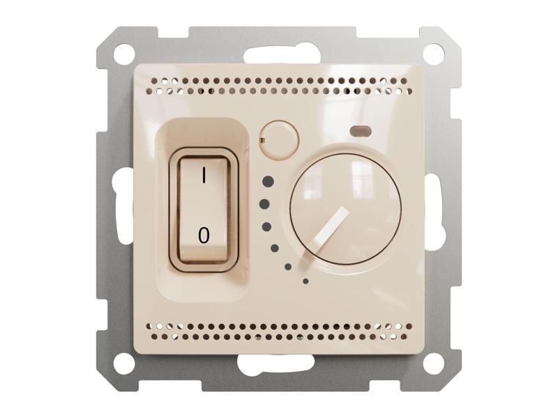 SEDNA DESIGN & ELEMENTS Regulator temperatury z wbudowanym czujnikiem beżowy SDD112506 SCHNEIDER ELECTRIC