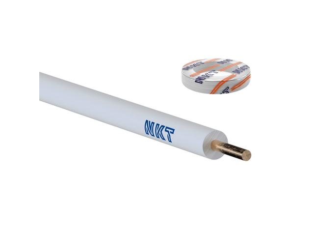 Przewód DY 1,0 mm2 biały (300/500V) jednożyłowy drut (krążki 100m) 172104014C0100 NKT