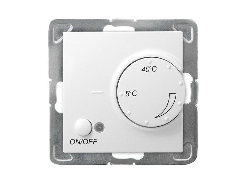 IMPRESJA Regulator temperatury termostat z czujnikiem podpodłogowym biały RTP-1Y/m/00 OSPEL