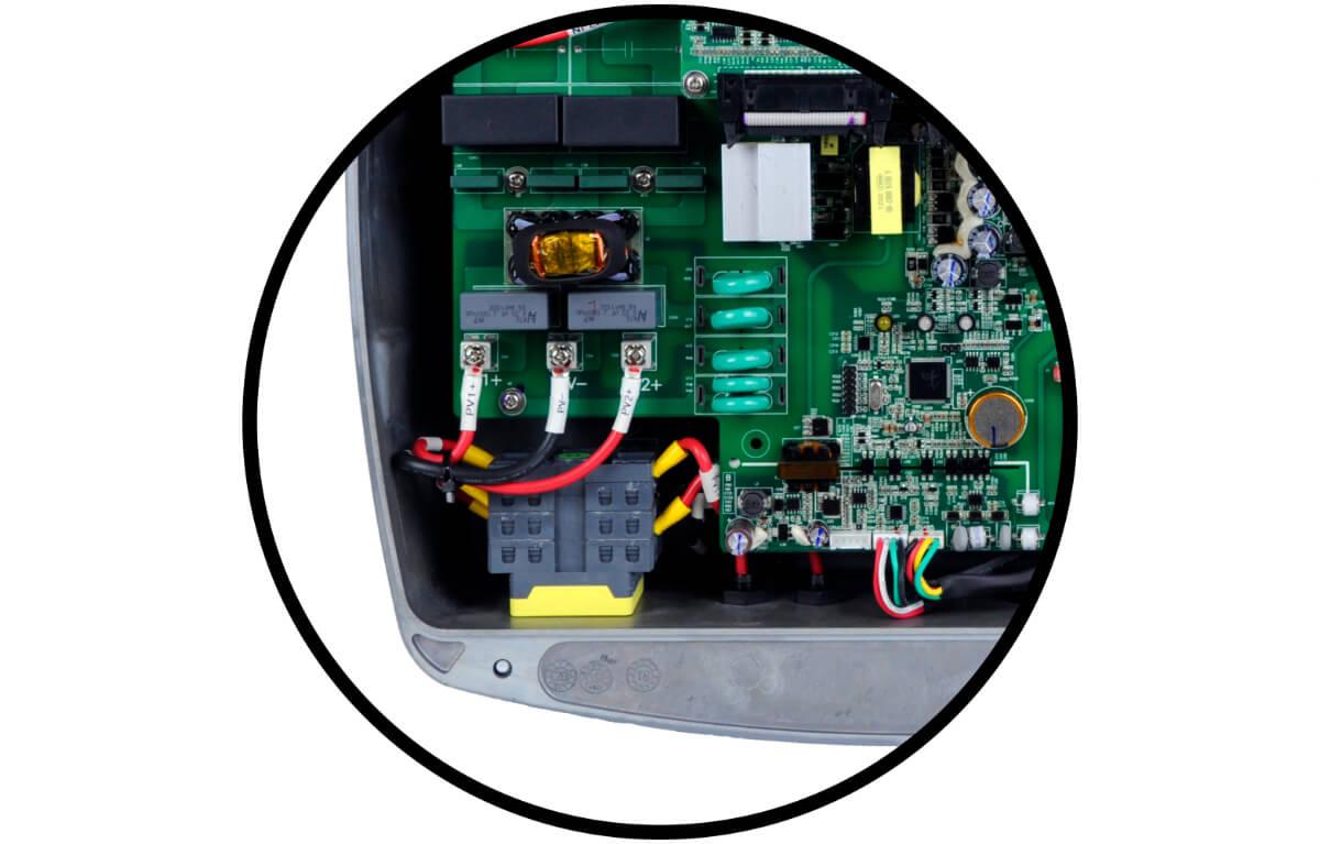 Inwerter falownik 3kW 3F 5,0A SAJ R5-3K-T2 2MPPT ochrona przeciwprzepięciowa monitorowanie GFCI i DCI R5-3K-T2 SAJ ELECTRIC-3