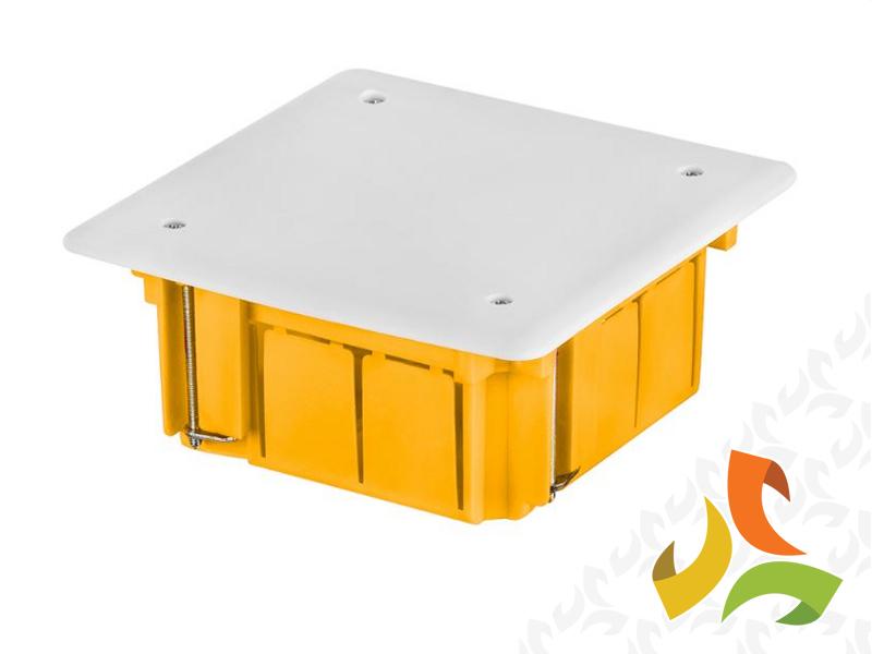 Puszka podtynkowa Install-Box 105x105x50 do regipsu niepalna żółta 0262-0N ELEKTRO-PLAST NASIELSK-0