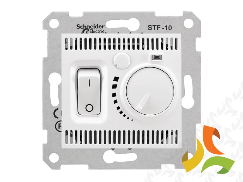SEDNA Regulator temperatury termostat podłogowy z włącznikiem biały SDN6000321 SCHNEIDER ELECTRIC-1