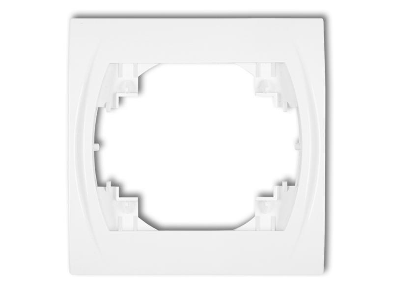 LOGO Ramka pozioma 1 pojedyncza biały LRH-1 KARLIK-0