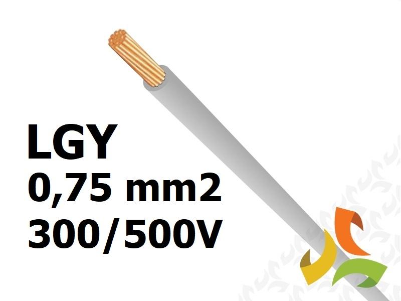 Przewód LGY 0,75 mm2 szary (300/500V) jednożyłowy linka (krążki 100m) 29103 HELUKABEL-0