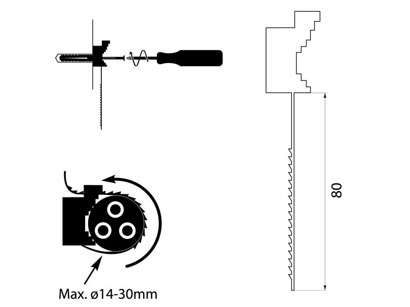 Uchwyt paskowy do kabli i przewodów UP-30 zapinany 30mm (100szt.) biały 12.2 ELEKTRO-PLAST-1