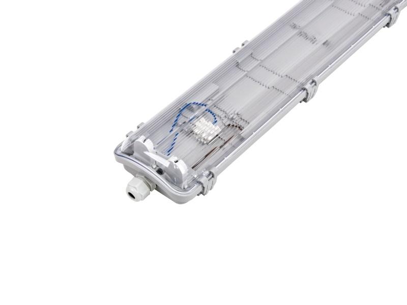 Zestaw oprawa hermetyczna 60 cm + 2x świetlówka LED T8 9W 900lm 4000K 60 cm 203877/kpl/2 LED LINE-3