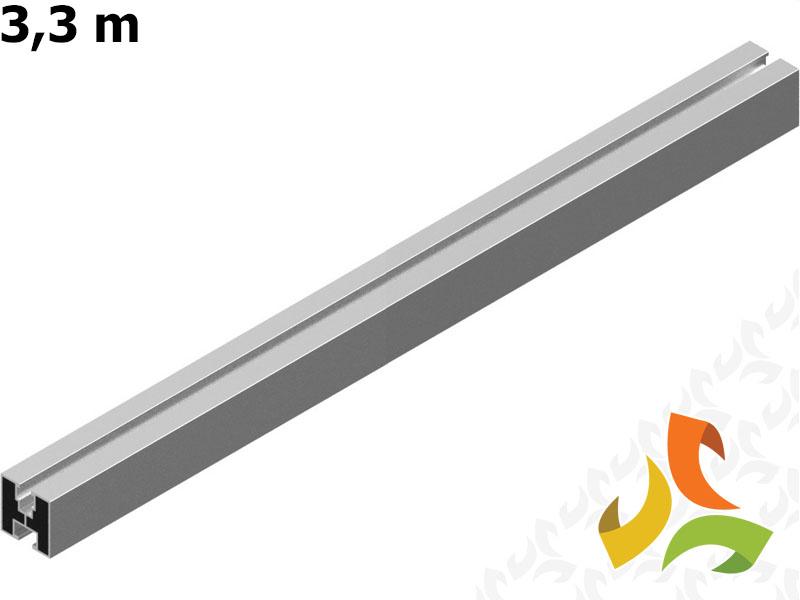 Profil aluminiowy 3,3m wys. 40mm PAL40H40/3,3 3300mm gr. blachy 1,5mm 894633 BAKS-1