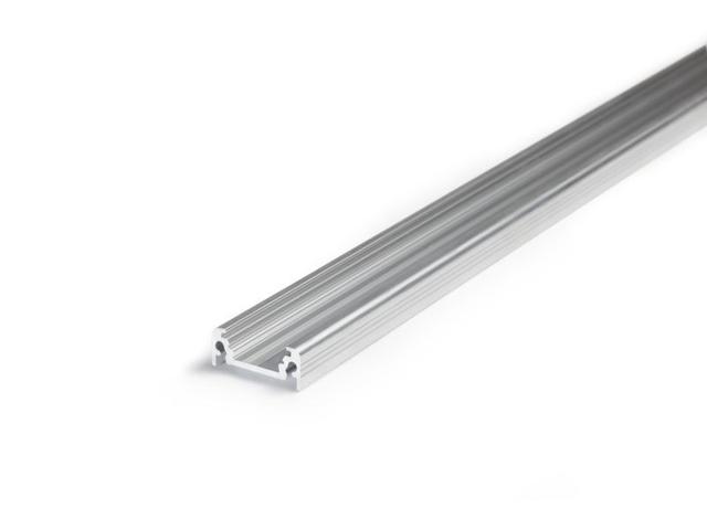 Profil aluminiowy do taśm LED 2000 mm prosty nawierzchniowy surowe aluminium SURFACE10 BC/UX 2000 77270000 LED LINE