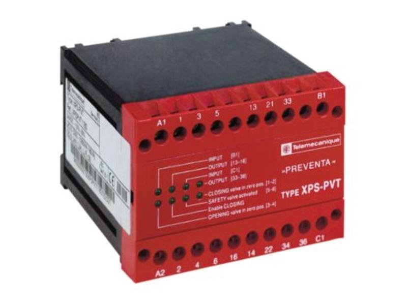 Moduł bezpieczeństwa Preventa do zaworu 24VDC XPSPVT1180 SCHNEIDER ELECTRIC