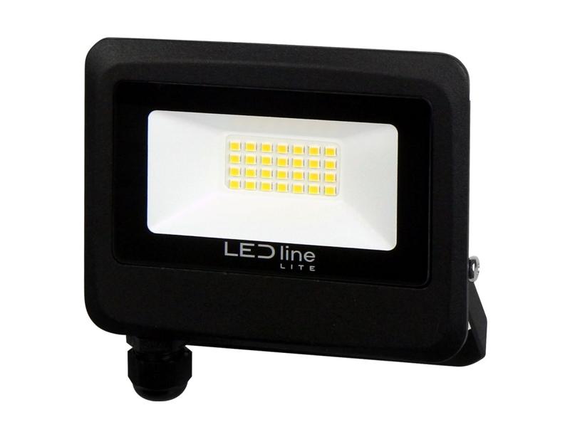 Naświetlacz LED PHOTON 20W 2000lm 100lm/W 4000K czarny 203518 LED LINE