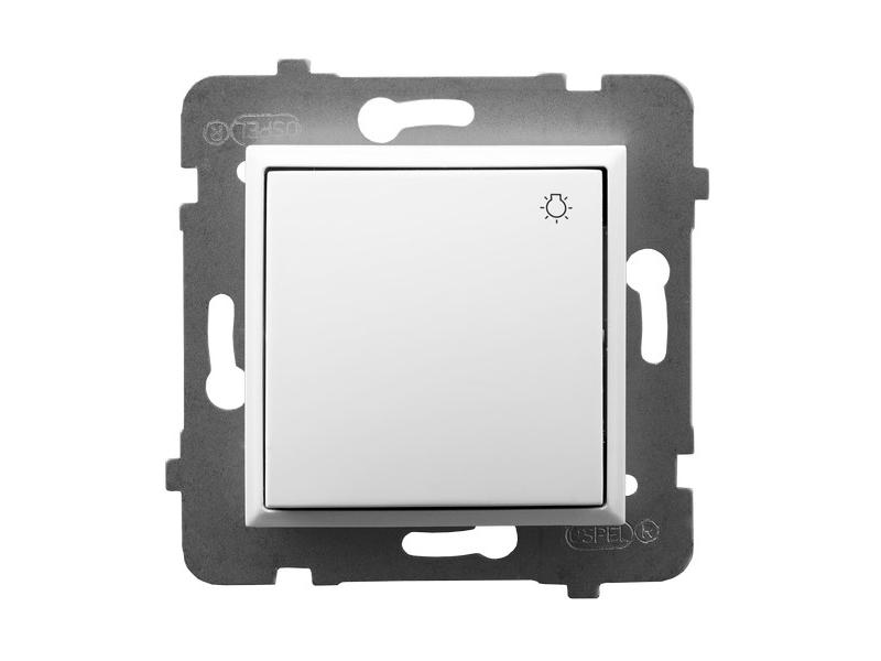 ARIA Wyłącznik zwierny przycisk "światło" biały ŁP-5U/m/00 OSPEL