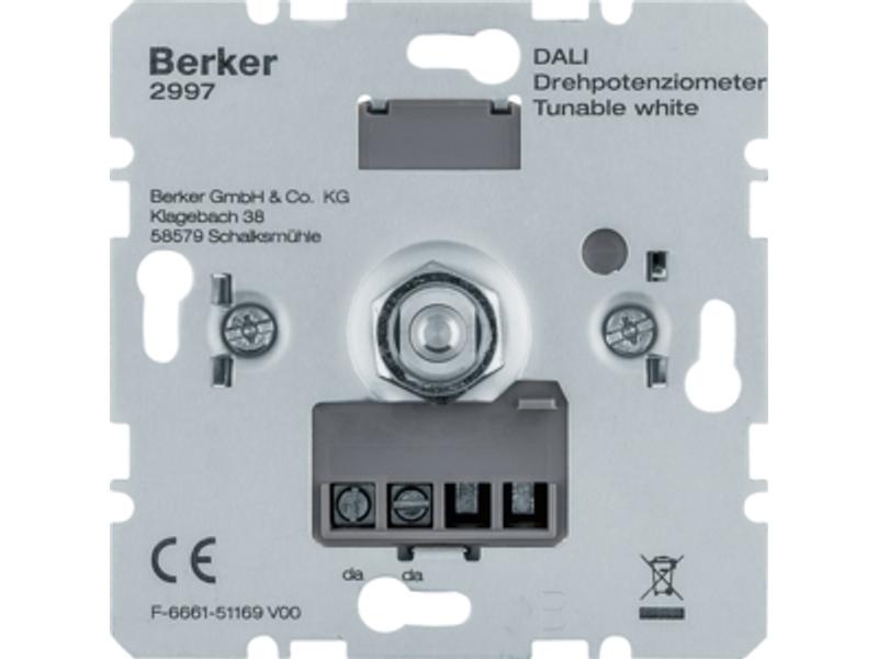 BERKER Potencjometr obrotowy DALI Tunable White mechanizm one.platform 2997 HAGER-0