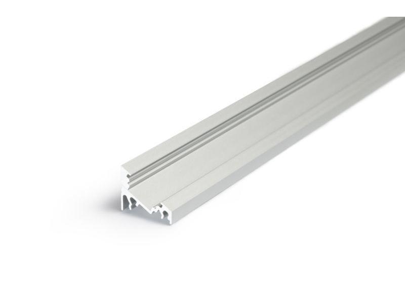 Profil LED Topmet kątowy CORNER10 BC/UX 2000 aluminiowy anodowany  2 m 83050020 LEDIN