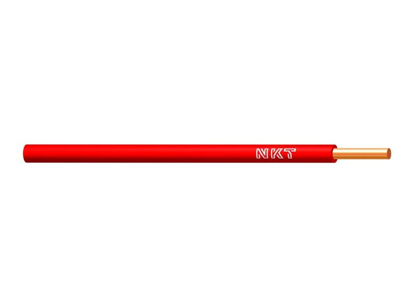 Przewód DY 2,5 mm2 czerwony (450/750V) jednożyłowy drut (krążki 100m) 172105027C0100 NKT-0