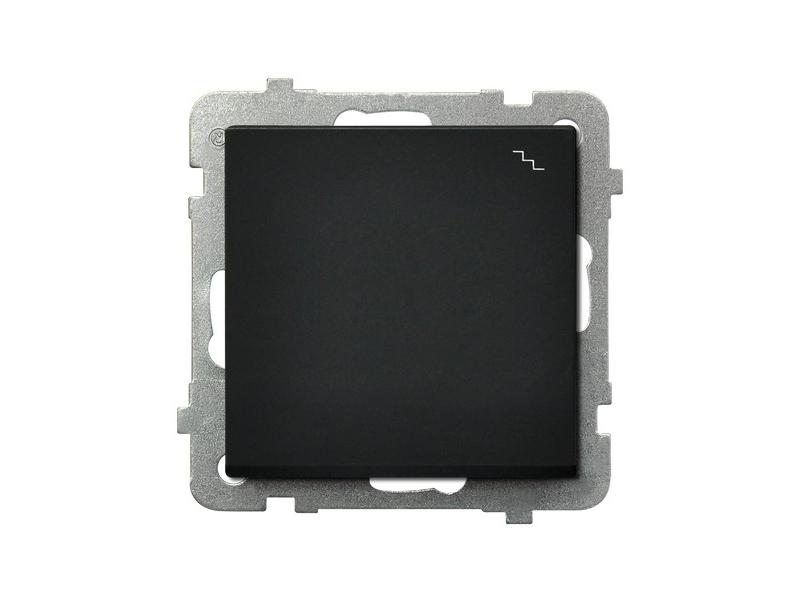 SONATA Wyłącznik schodowy czarny metalik ŁP-3R/m/33 OSPEL-0
