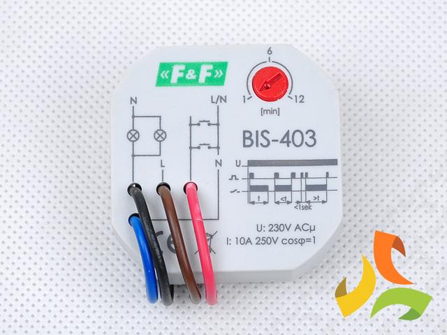 Przekaźnik bistabilny z wyłącznikiem czasowym do puszki BIS-403 F&F FILIPOWSKI