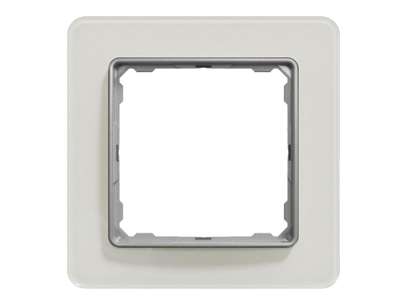 SEDNA DESIGN & ELEMENTS Ramka 1 pojedyncza szkło białe SDD360801 SCHNEIDER ELECTRIC
