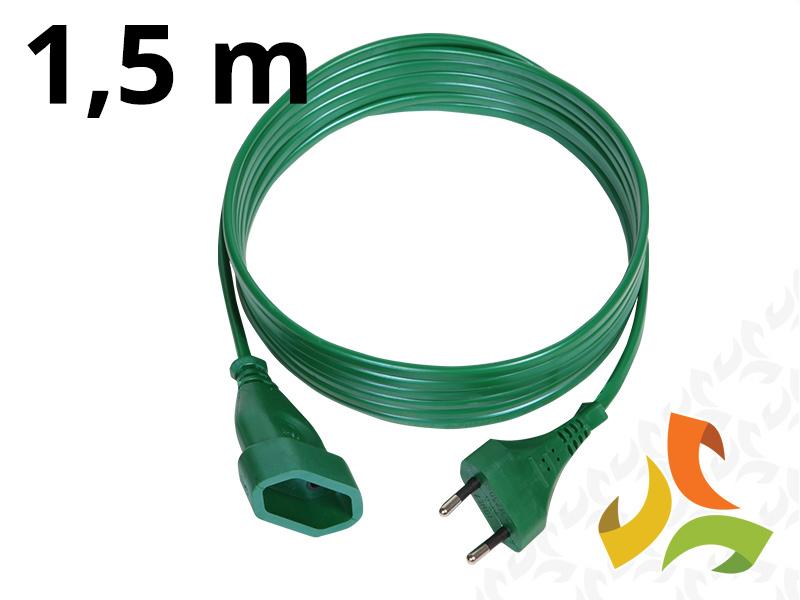 Przedłużacz choinkowy 1,5m zielony PS-110CH - ABEX-0