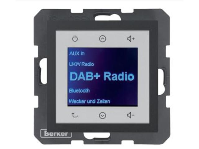 B.x Radio Touch DAB+ antracyt mat 29841606 HAGER