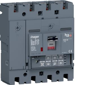 Wyłącznik mocy 4P 250A 50kA h3+ P250 LSI HMT251JR HAGER-0