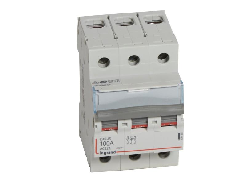 Rozłącznik izolacyjny 3-fazowy 3P 100A 400V AC FR303 406469 LEGRAND
